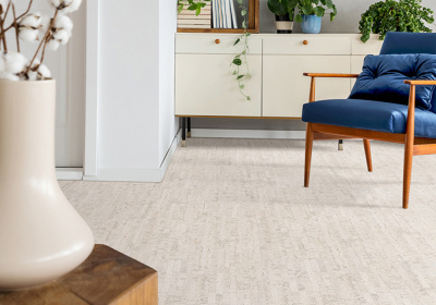 Пробковый пол Corkstyle Corkwise Glue Linea White